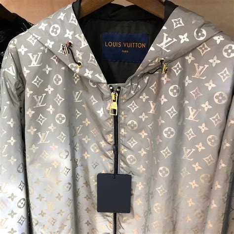 lv jacket white|louis vuitton windbreaker jacket.